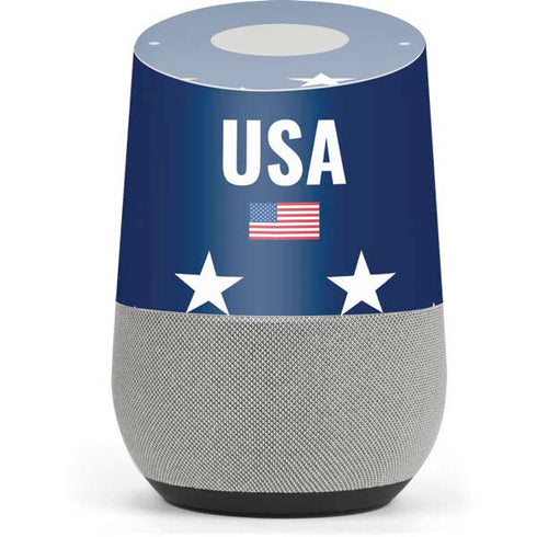 USA Flag Stars Google Home Skin